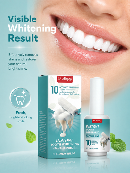 Teeth Brightening Essence — Polishing Away Stains in 10