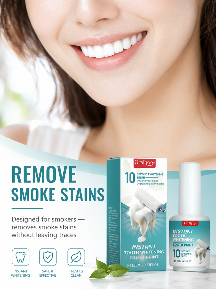 Teeth Brightening Essence — Polishing Away Stains in 10