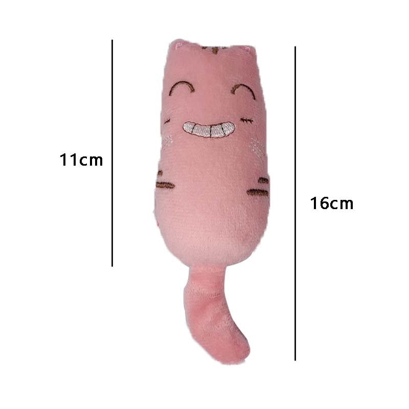 Catnip Plush Cat Toy for Active Chewing, Play and Cuddles