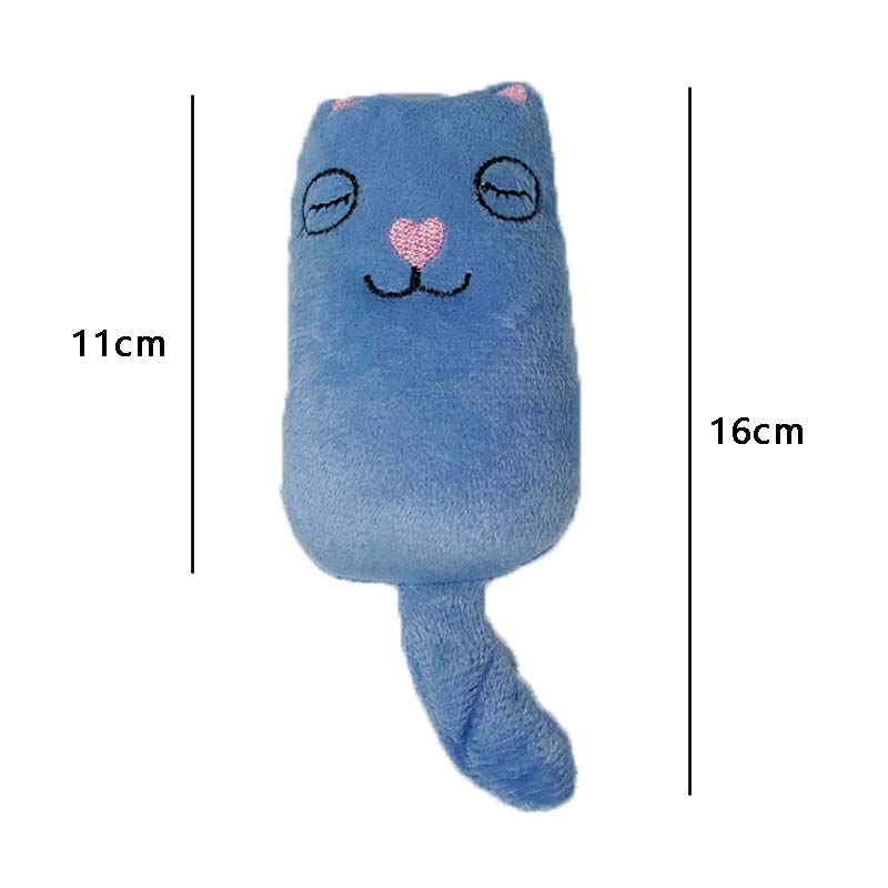 Catnip Plush Cat Toy for Active Chewing, Play and Cuddles