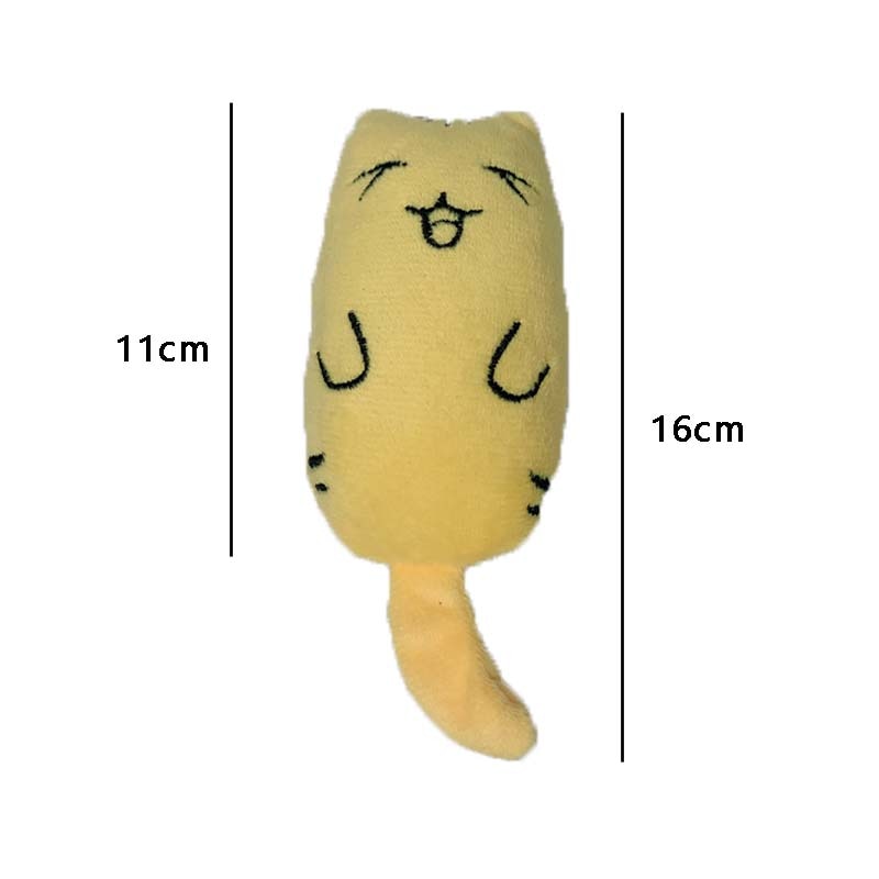 Catnip Plush Cat Toy for Active Chewing, Play and Cuddles