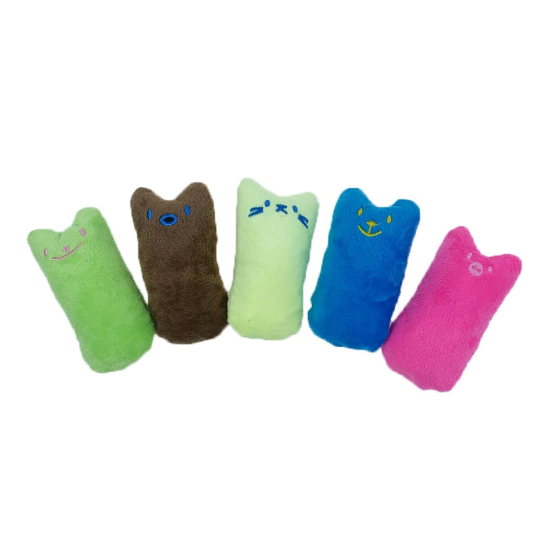 Catnip Plush Cat Toy for Active Chewing, Play and Cuddles