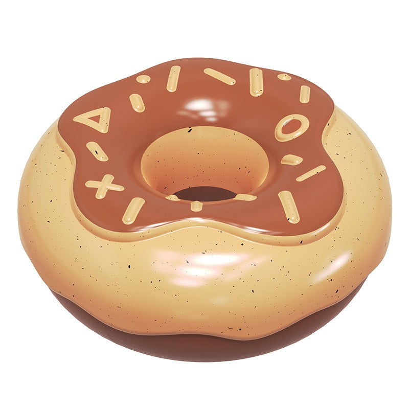 Donut Dog Chew Toy for Engaging Teeth-Cleaning Play