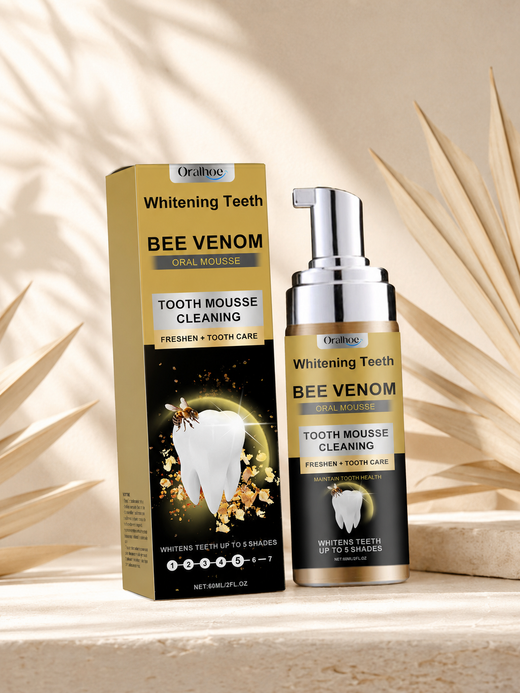 Teeth Mousse — Gentle Stain Removal & Whitening with Bee Venom