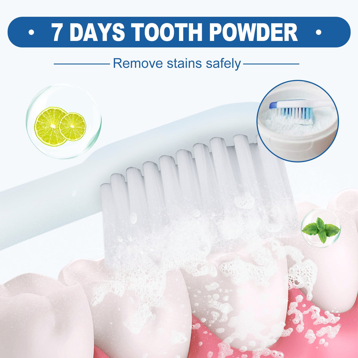 Teeth Whitening Powder for Daily Stain Removal Care