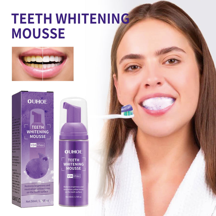 Teeth Whitening Mousse for a Brighter-Looking Smile