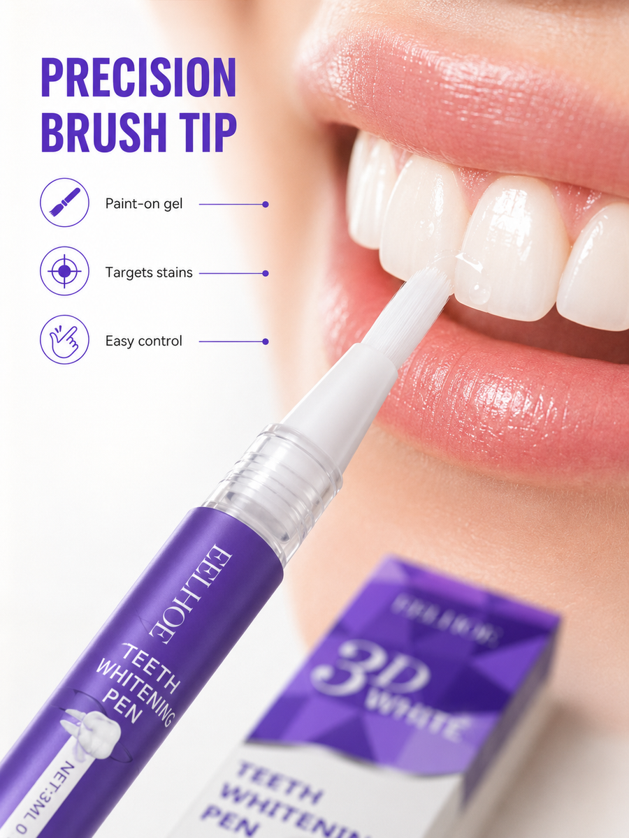 Teeth Whitening Pen — Instant Stain Removal, No Sensitivity
