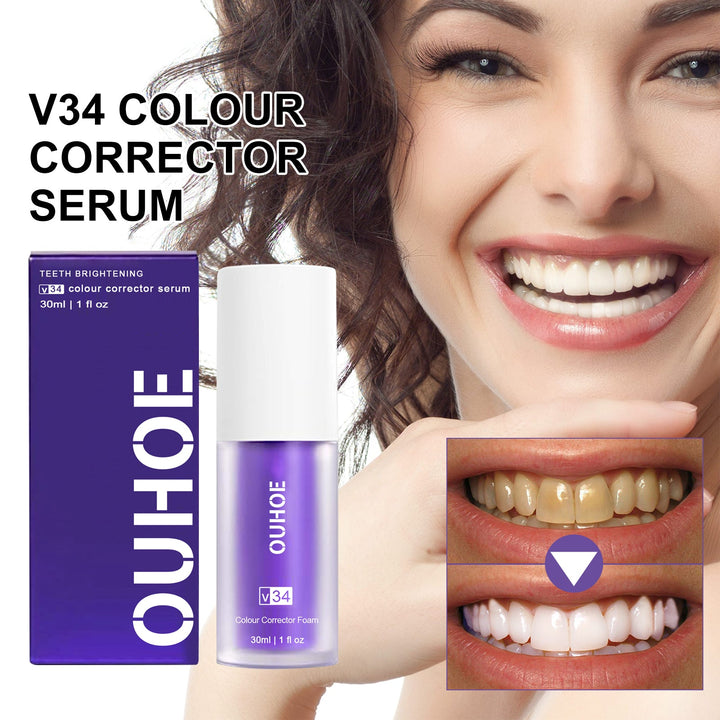 Teeth Whitening Serum With Purple Color Corrector 30ml