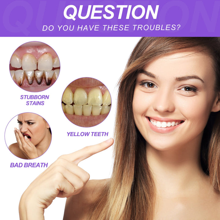 Teeth Whitening Serum With Purple Color Corrector 30ml