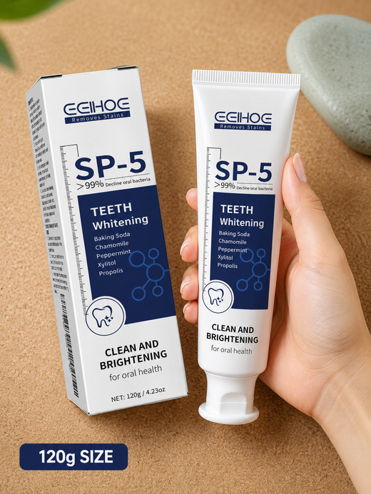 Whitening Toothpaste — Stain-Free Smile with 99% Bacterial