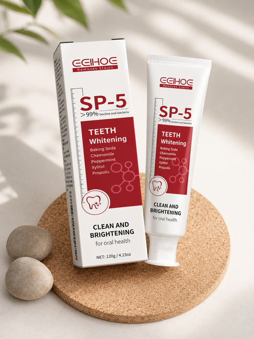 Whitening Toothpaste — Stain-Free Smile with 99% Bacterial