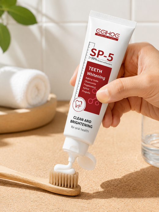 Whitening Toothpaste — Stain-Free Smile with 99% Bacterial