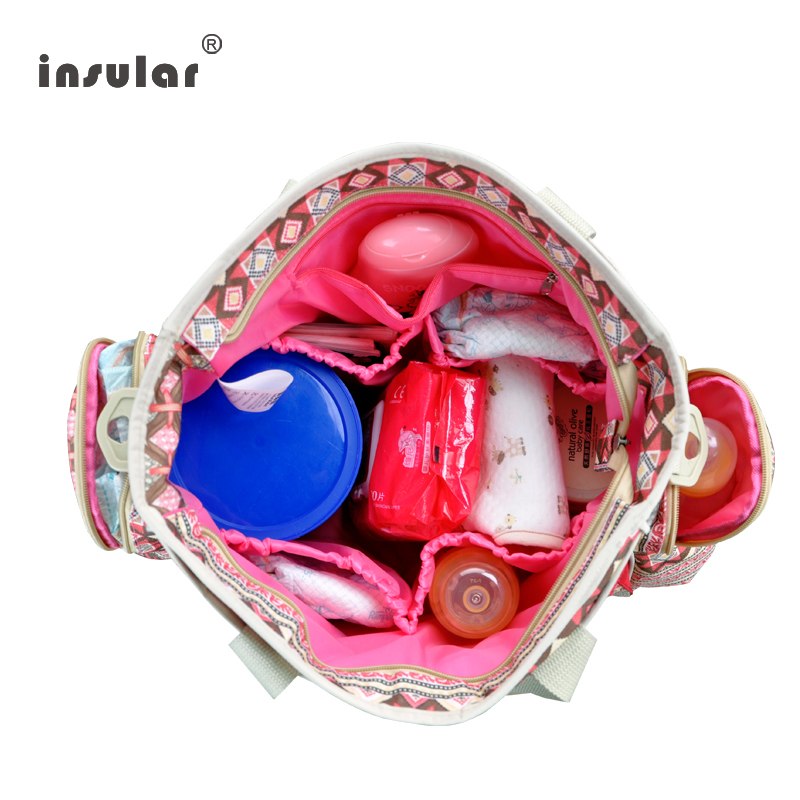 Diaper Tote Bag With Organized Changing Essentials