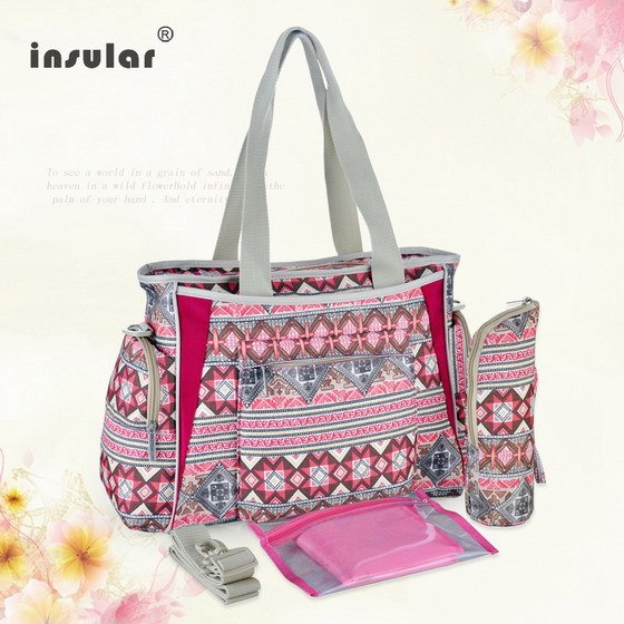 Diaper Tote Bag With Organized Changing Essentials