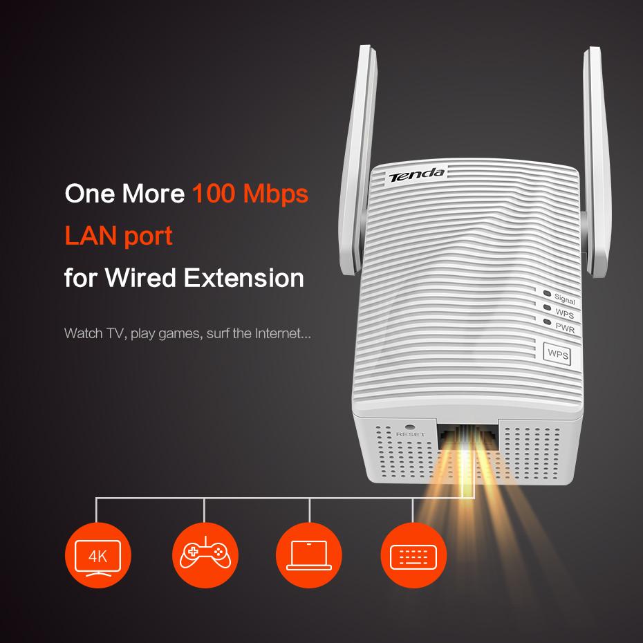 Wi-Fi Range Extender AC1200 Dual-Band with LAN Port