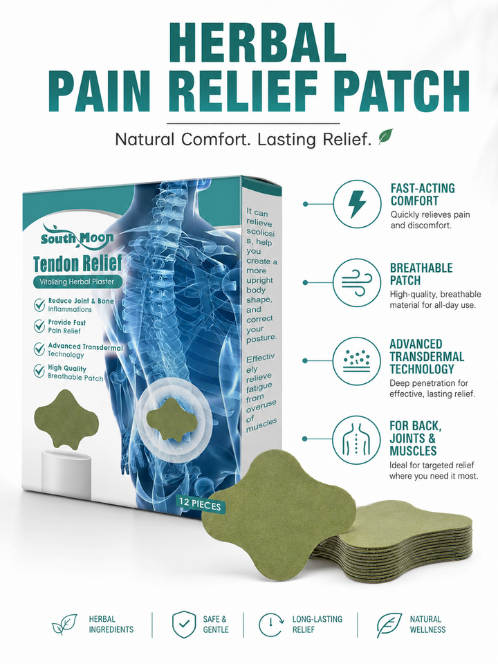 Herbal Pain Relief Patches — Fast, Natural Joint & Tendon
