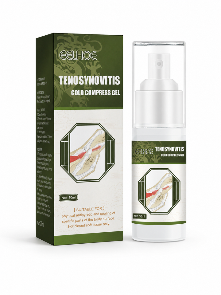 Tendon Sheath Cold Compress Gel Spray — Instant Cooling