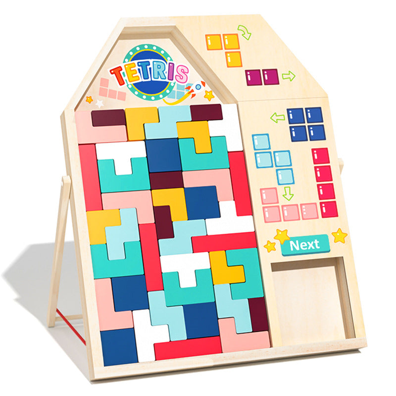 Tetris Jigsaw Puzzle Game for Screen-Free Learning