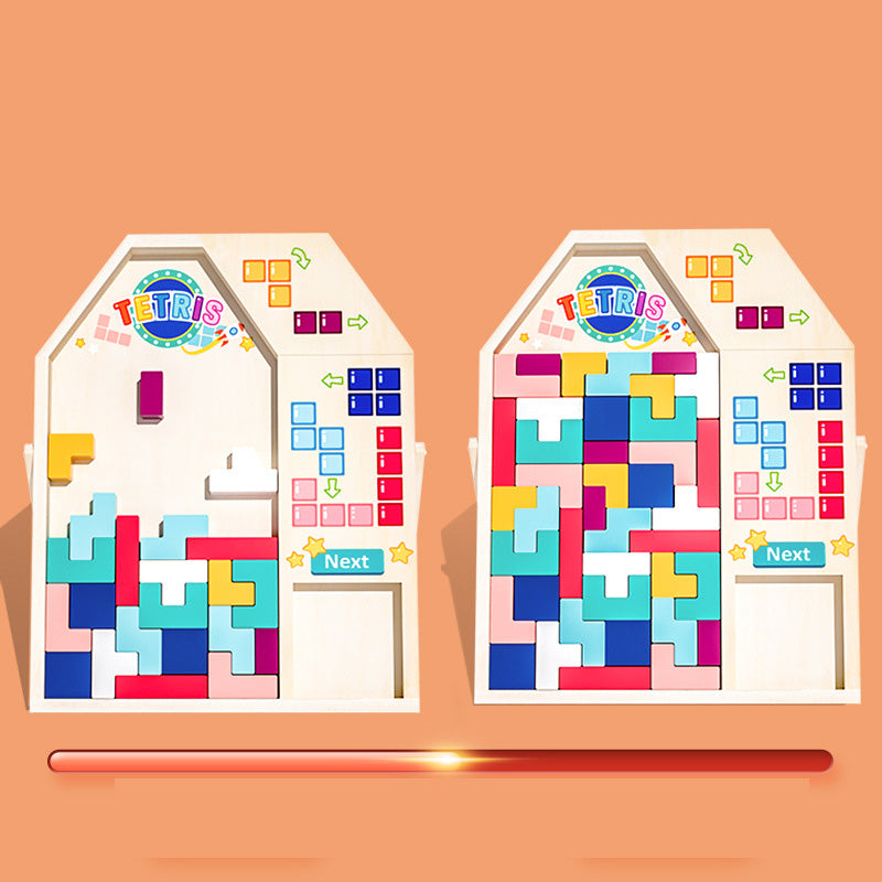 Tetris Jigsaw Puzzle Game for Screen-Free Learning