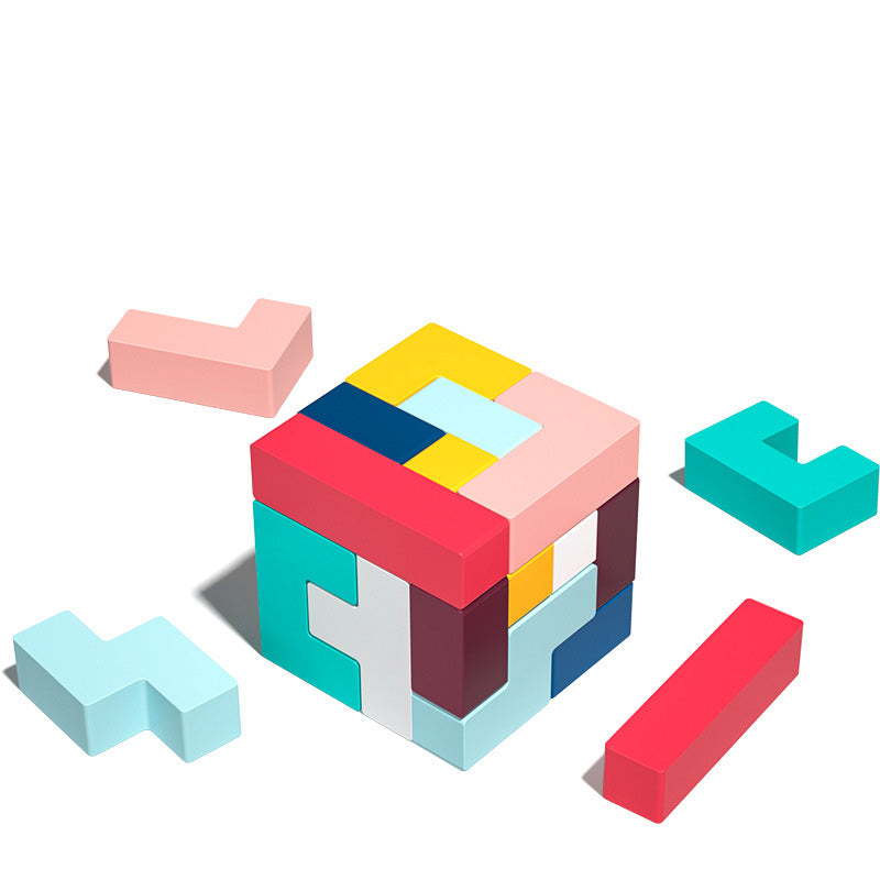 Tetris Jigsaw Puzzle Game for Screen-Free Learning