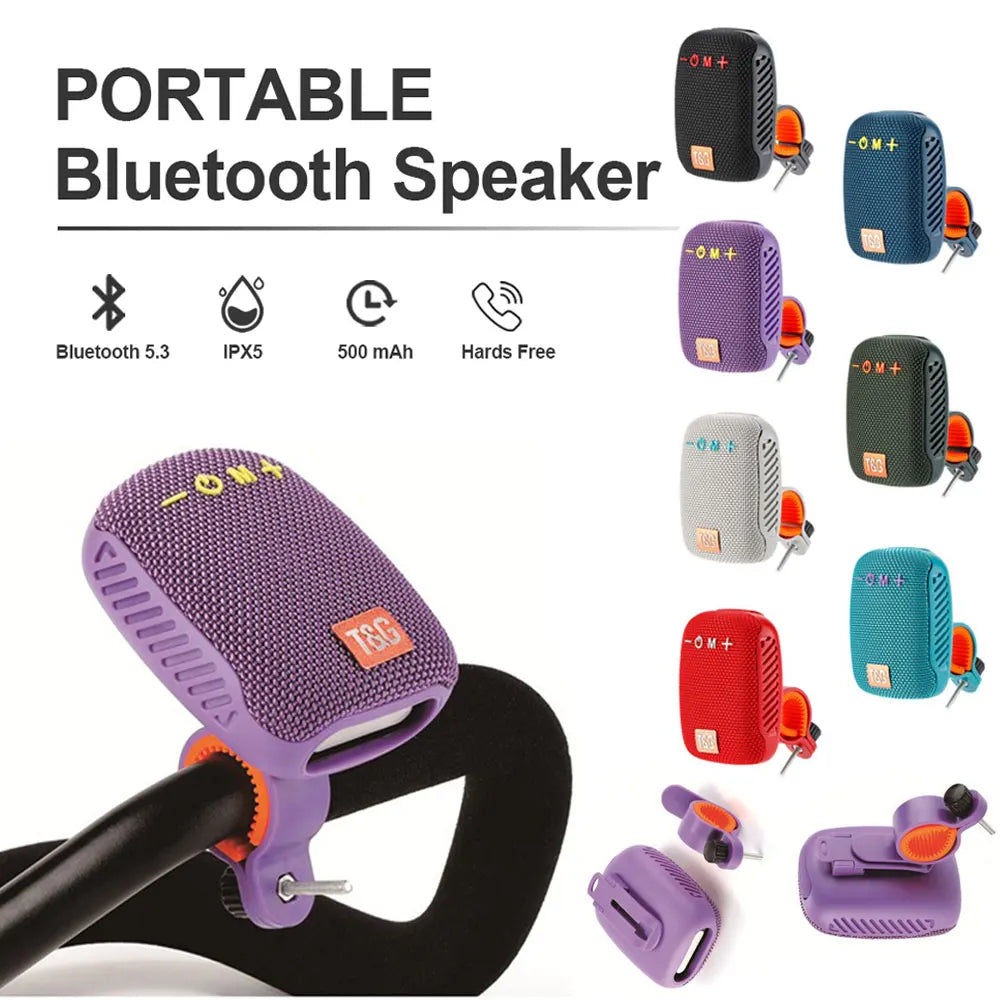 Waterproof Bike Bluetooth Speaker with Handlebar Clamp