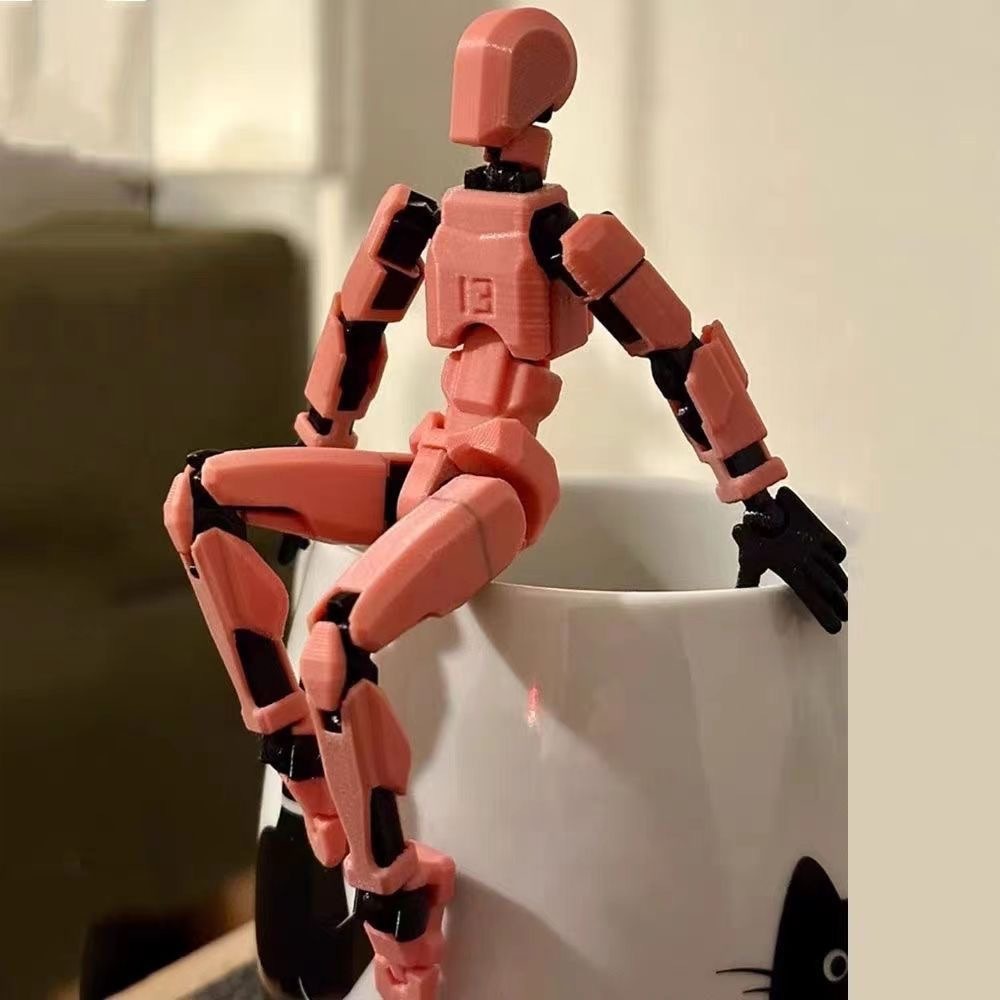 Poseable Action Figure, 13-Joint DIY Creative Toy Set
