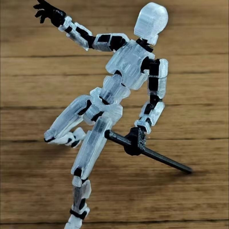 Poseable Action Figure, 13-Joint DIY Creative Toy Set