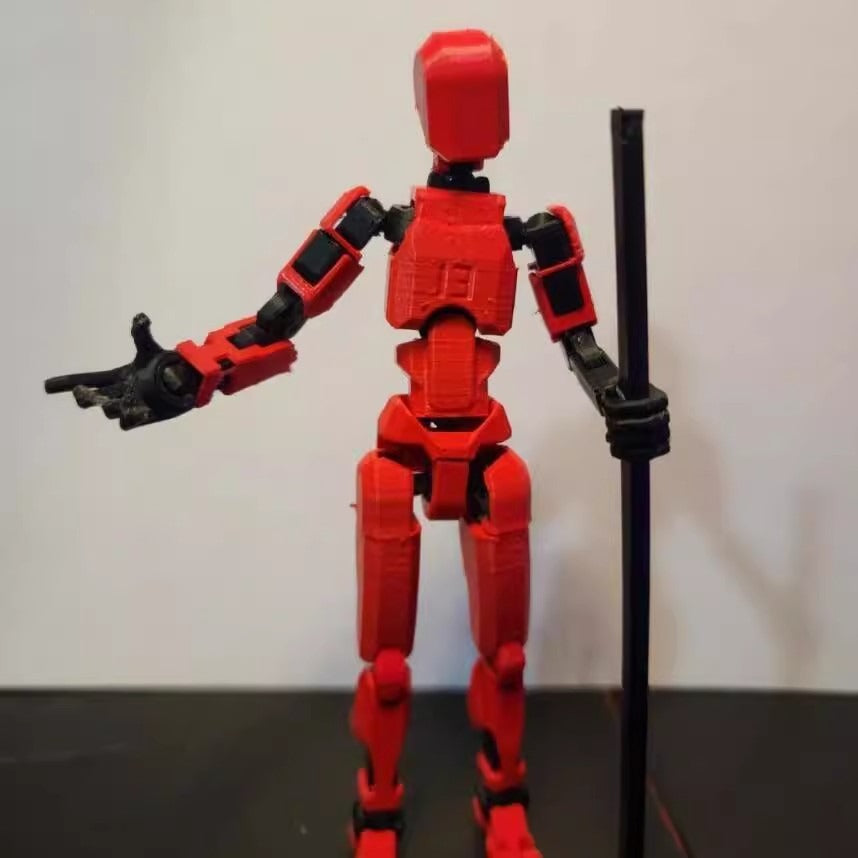 Poseable Action Figure, 13-Joint DIY Creative Toy Set