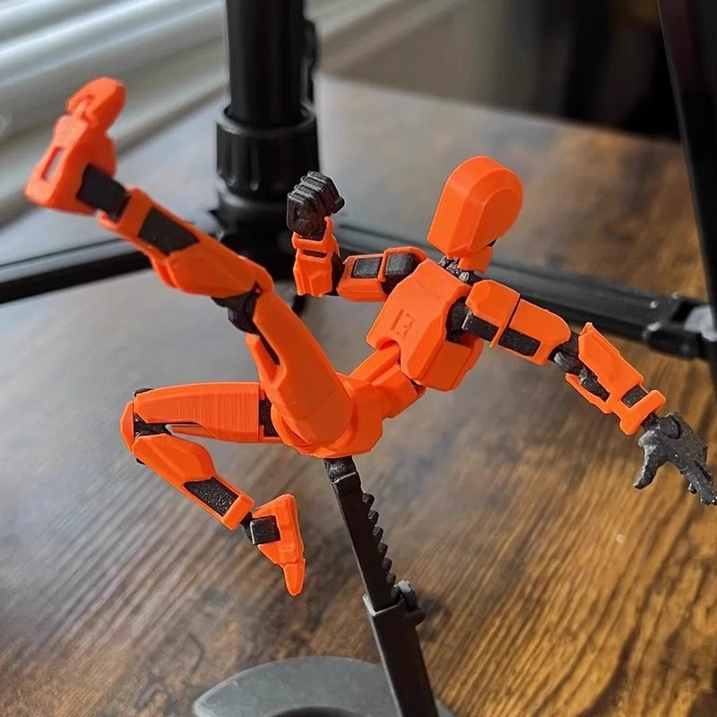 Poseable Action Figure, 13-Joint DIY Creative Toy Set