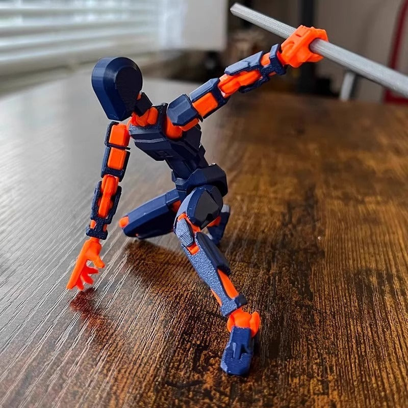 Poseable Action Figure, 13-Joint DIY Creative Toy Set