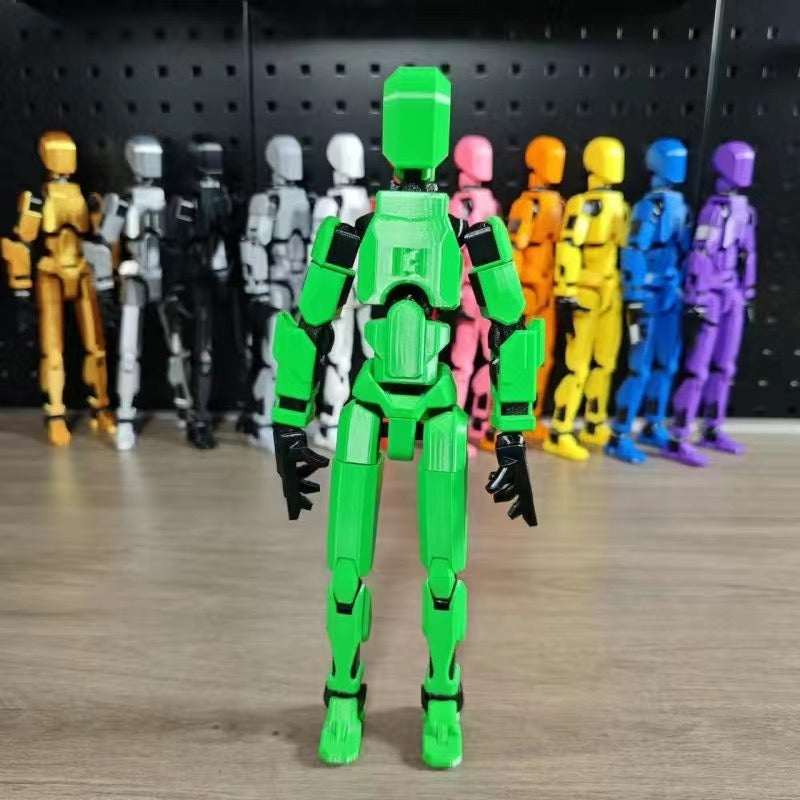 Poseable Action Figure, 13-Joint DIY Creative Toy Set