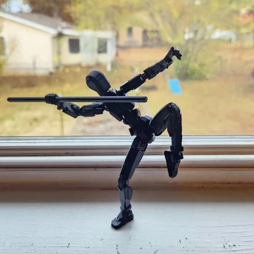 Poseable Action Figure, 13-Joint DIY Creative Toy Set