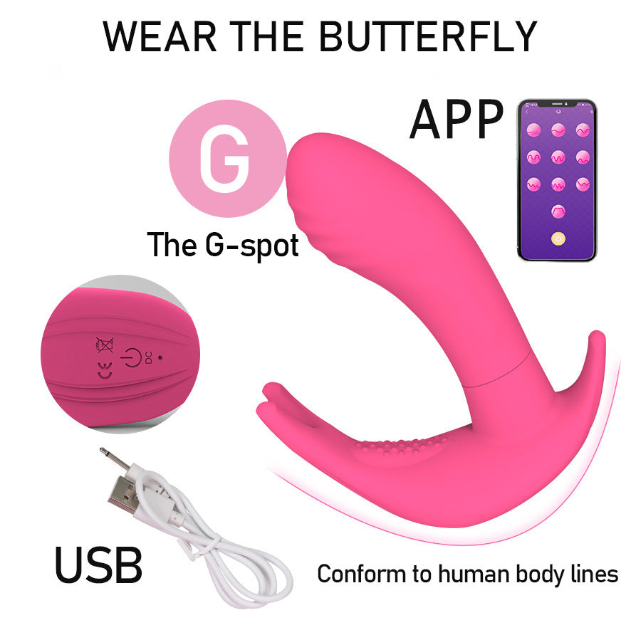 Wearable Butterfly Vibrator With App-Controlled Stimulation