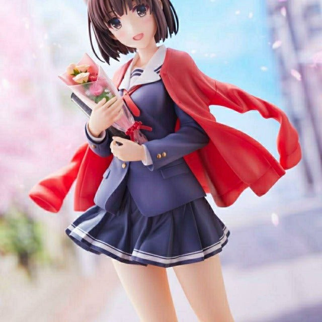 Kato Megumi School Uniform Anime Figure With Cape