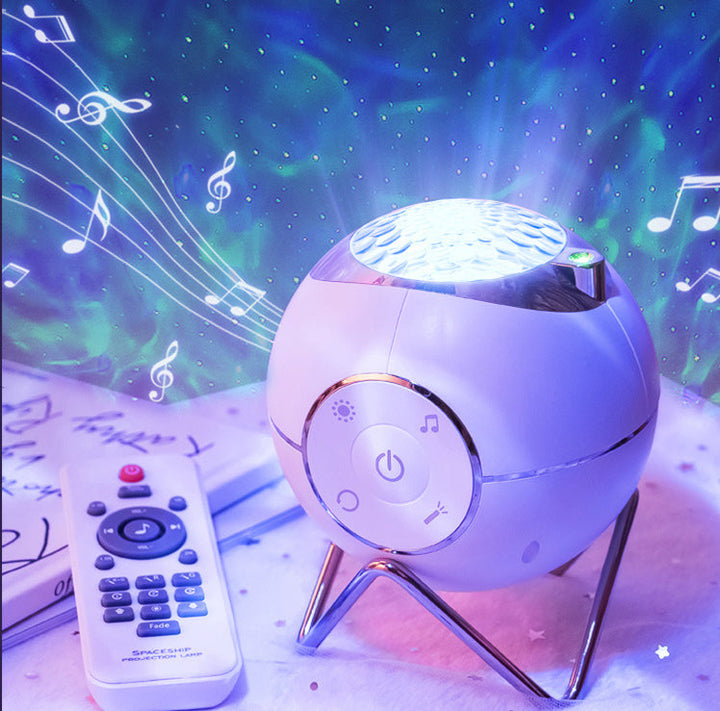 Star Projector Night Light with Bluetooth Speaker