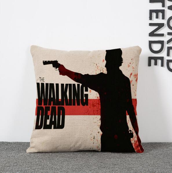Walking Dead Throw Pillow Cover for Fan Living Rooms