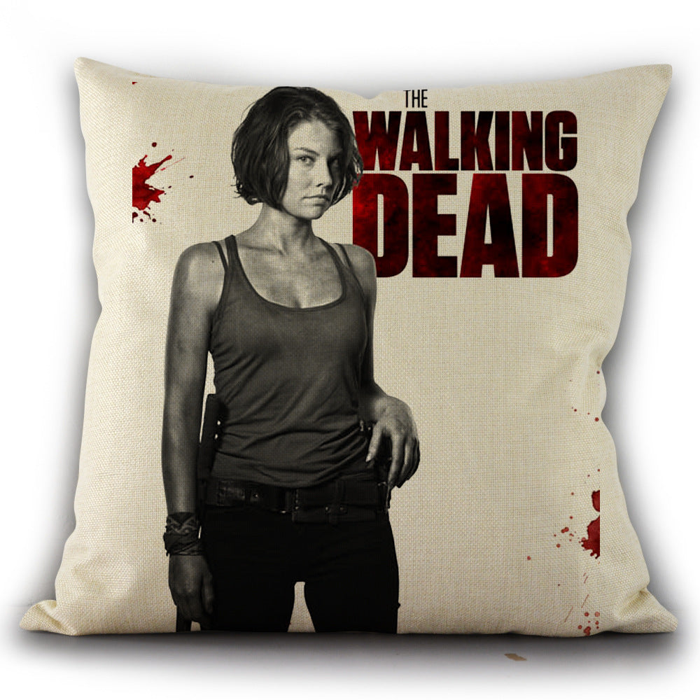 Walking Dead Throw Pillow Cover for Fan Living Rooms