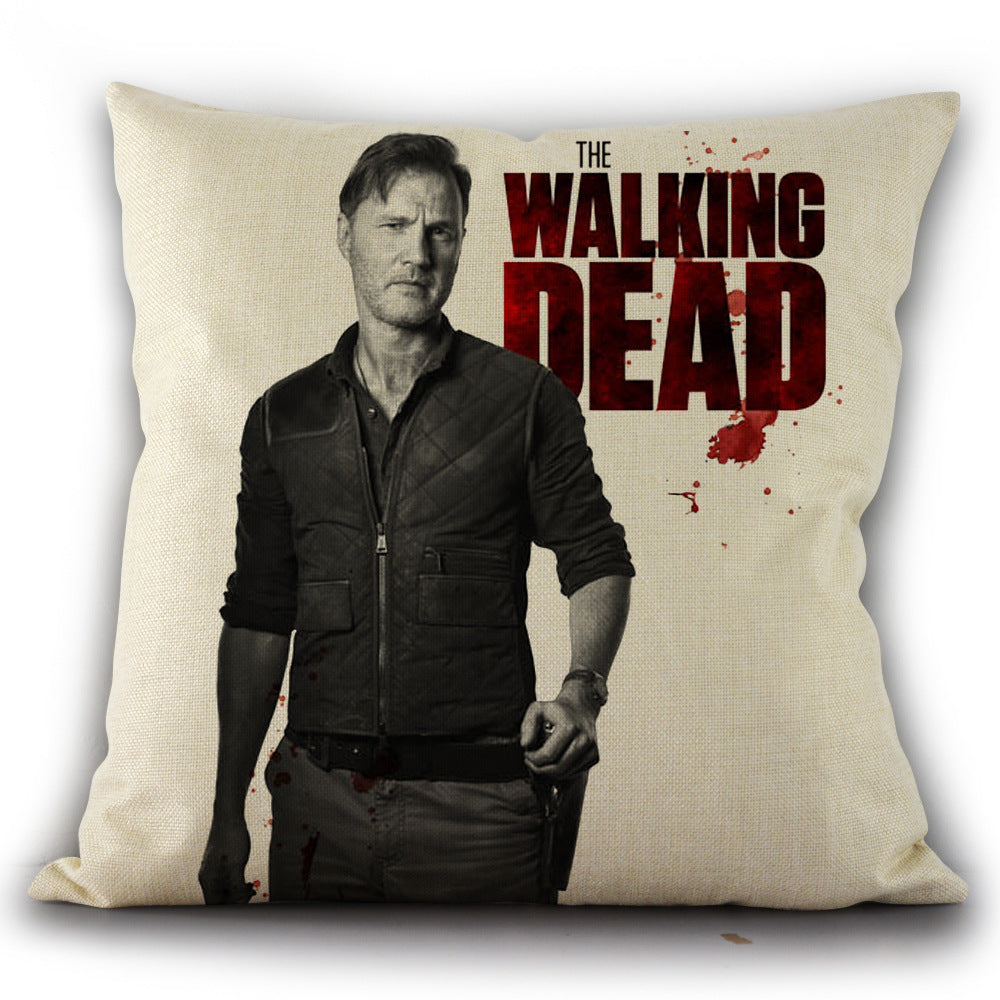 Walking Dead Throw Pillow Cover for Fan Living Rooms