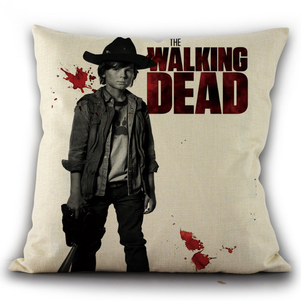 Walking Dead Throw Pillow Cover for Fan Living Rooms