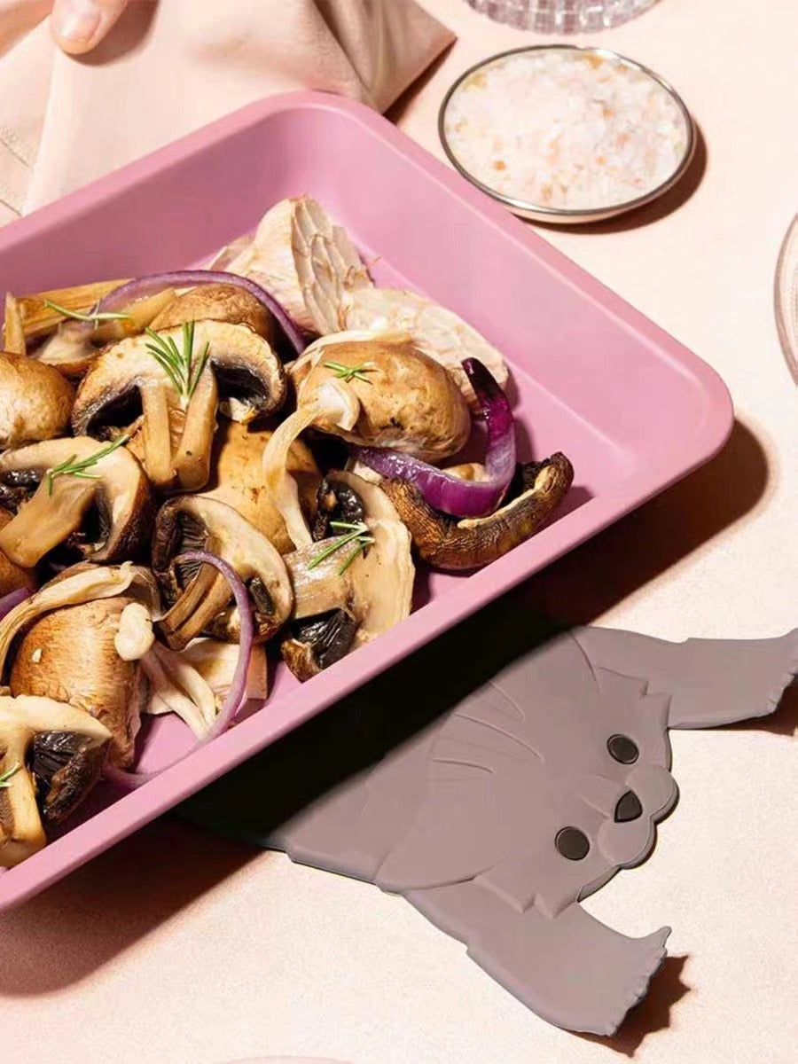 Cat Shaped Silicone Table Mat for Hot Dishes