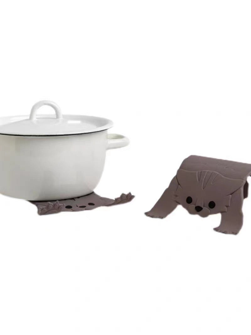 Cat Shaped Silicone Table Mat for Hot Dishes