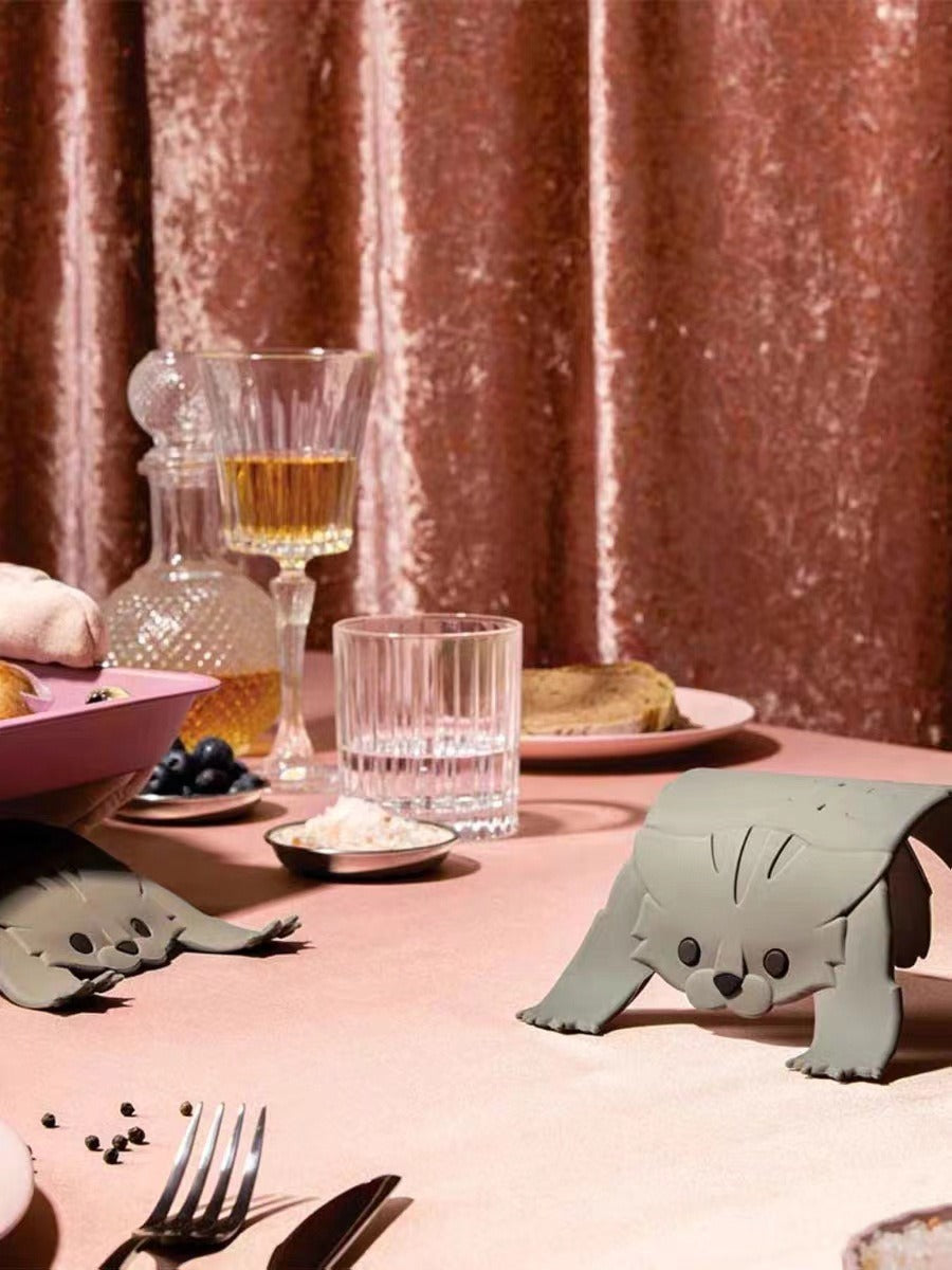 Cat Shaped Silicone Table Mat for Hot Dishes