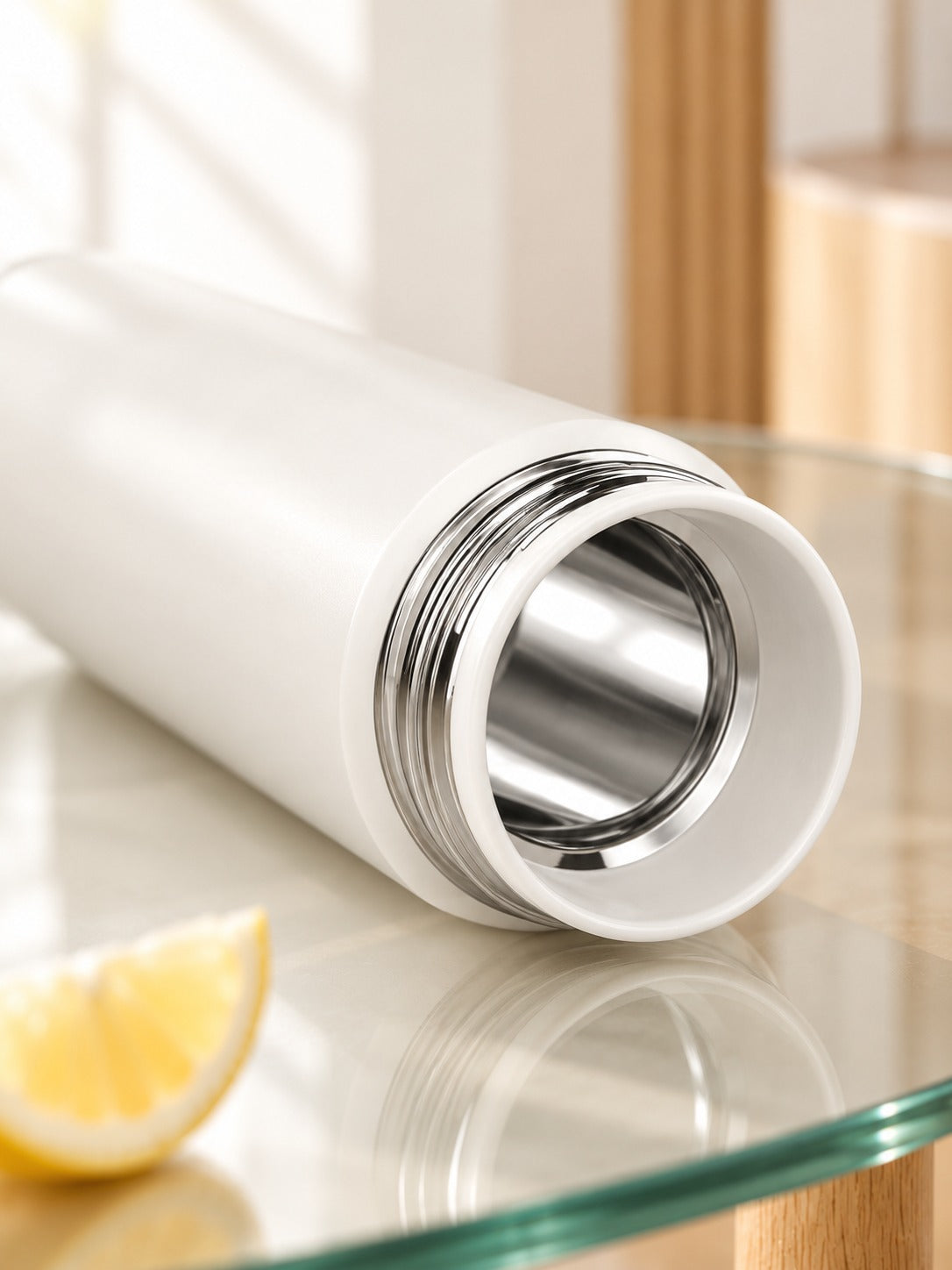 Thermos Flask 500ml Stainless Steel, Keeps Warm 12 Hours