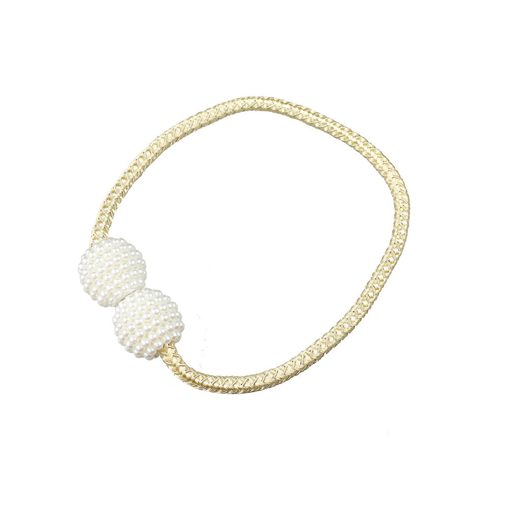 Magnetic Curtain Tieback for Elegant No-Drill Style