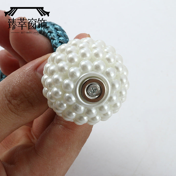 Magnetic Curtain Tieback for Elegant No-Drill Style