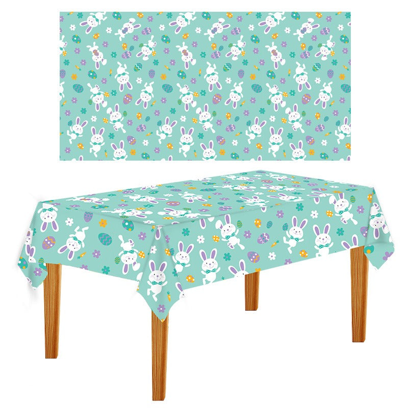 Disposable Easter Tablecloth for Easy Party Cleanup
