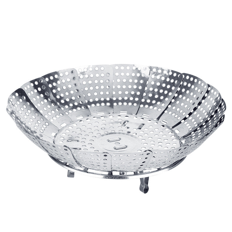 Collapsible Stainless Steel Steamer Basket for Pots