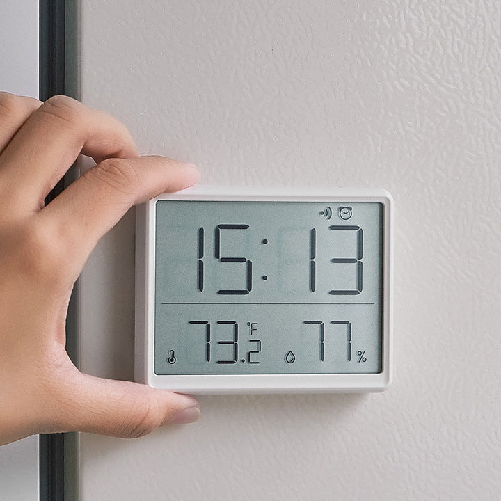 Digital Clock With Indoor Temperature & Humidity Display
