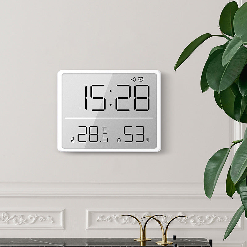 Digital Clock With Indoor Temperature & Humidity Display