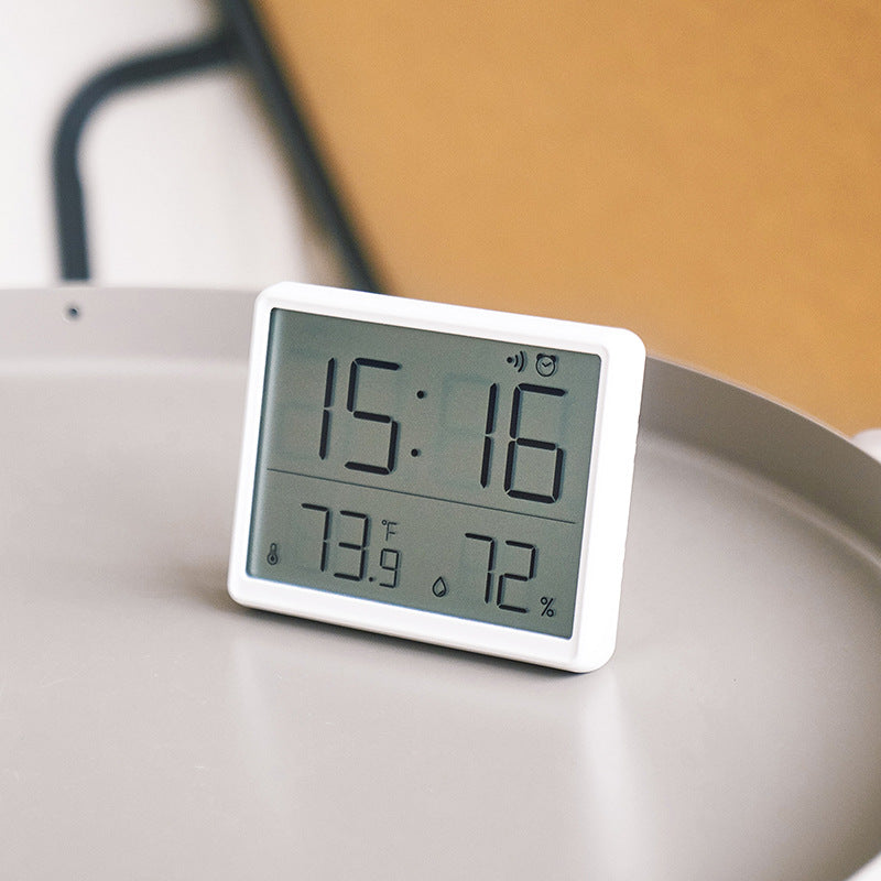 Digital Clock With Indoor Temperature & Humidity Display